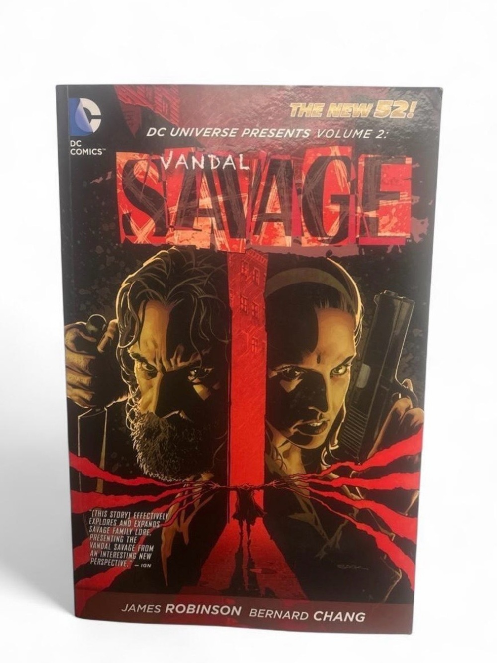 DC Comics Vandal Savage Volume 2 Graphic Novel - Black, Red